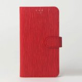 LG JOJO L-02K ケース 保護フィルム 付き au JOJO L-02K カバー カード収納 手帳 手帳型 JOJO L-02K 携帯ケース 携帯カバー おしゃれ デコ 耐衝撃 可愛い クラシック スマホケース JOJO L-02K CLASSIC(Red)