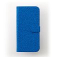 画像1: LG JOJO L-02K ケース 保護フィルム 付き au JOJO L-02K カバー カード収納 手帳 手帳型 JOJO L-02K 携帯ケース 携帯カバー おしゃれ デコ 耐衝撃 可愛い 合成レザー スマホケース JOJO L-02K CORK(Blue) (1)